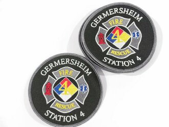 U.S. Army "Germersheim Fire rescue station 4" badge, 1 ( one ) unused piece