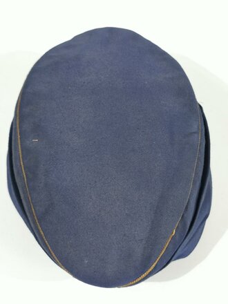 U.S. Army "Mannheim fire Dept" cap, size 57. german made M43 style cap, dark blue with gold buttons. storage wear