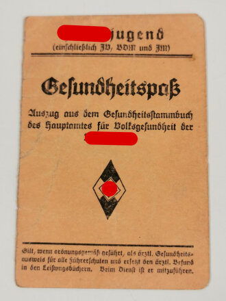 Umfangreicher Nachlass eines Hitlerjungen, zuletzt als Jungstammführer im Bann 77 Celle im Dienst.  In diesem Umfang sehr seltene Gruppe