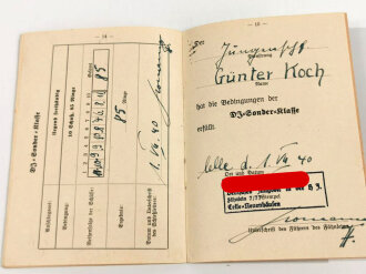 Umfangreicher Nachlass eines Hitlerjungen, zuletzt als Jungstammführer im Bann 77 Celle im Dienst.  In diesem Umfang sehr seltene Gruppe