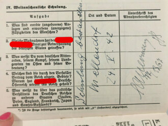 Umfangreicher Nachlass eines Hitlerjungen, zuletzt als Jungstammführer im Bann 77 Celle im Dienst.  In diesem Umfang sehr seltene Gruppe