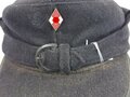 HJ Wintermütze, getragenes Stück mit dem richtigen Emblem ( mit Splinten )