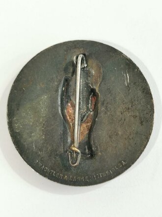 Metallabzeichen Treueschwur 25.2.1934 Gau Bayr. Ostmark in silber