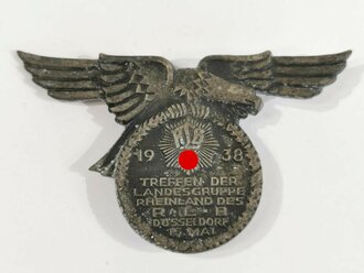 Leichtmetallabzeichen"Treffen der Landesgruppe Rheinland des RLB Düsseldorf 1938"