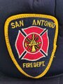 U.S. baseball  cap " San Antonio Fire Dept",  minor storage wear, fits all sizes