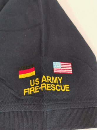 U.S. polo shirt " US Army fire service Heidelberg" size XXL, unissued, you will recieve 1 ( one ) piece