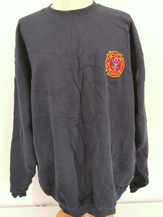 U.S. sweat shirt "US Army fire service Heidelberg" size XXL, unissued
