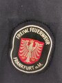 Deutschland nach 1945, Feuerwehr Dienstbluse für einen Angehörigen der Freiwilligen Feuerwehr Frankfurt/Main. Schweres Stück, datiert 1956