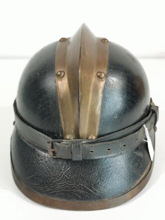 Feuerwehr Lederhelm, wohl frühe 30iger Jahre, Größe 54