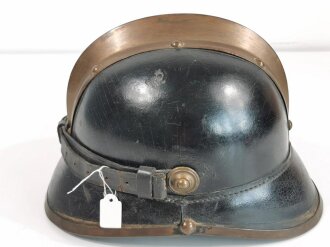 Feuerwehr Lederhelm, wohl frühe 30iger Jahre, Größe 54