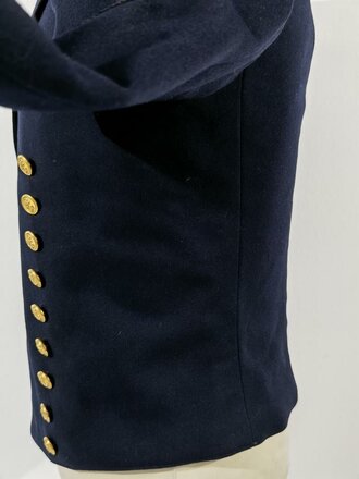 Kriegsmarine dunkelblaue Paradejacke in gutem Zustand, Kammerstück des Beschaffungsamt Kiel von 1934