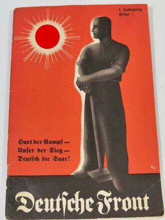 "Deutsche Front" 1.Jahrgang, Folge 2 vom 15.November 1933 mit 88 Seiten