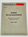 DV D.J.1 Dienstvorschrift der Hitlerjugend " Vorschrift über den Jungvolkdienst" von 1.2.1938 mit 67 Seiten