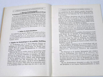 Deutsche Reichsbahn " Erste Einführung in den Eisenbahndienst" 1938 mit 30 Seiten