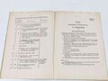 Deutsche Reichsbahn "Dienstanweisung für den Bahnhofschaffler" vom 1.Juli 1942 mit 18 Seiten, Rückseite defekt