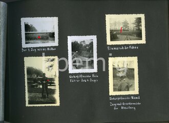 Fotoalbum eines Luftwaffenhelfer, Angehörigen der RAD Abt. 3/209 Lippstadt und späteren Angehörigen im Gren. Ers.Btl. ( mot) 156 Lingen/Ems