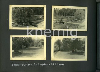 Fotoalbum eines Luftwaffenhelfer, Angehörigen der RAD Abt. 3/209 Lippstadt und späteren Angehörigen im Gren. Ers.Btl. ( mot) 156 Lingen/Ems