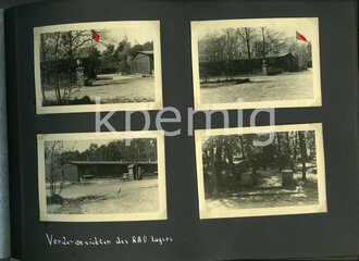 Fotoalbum eines Luftwaffenhelfer, Angehörigen der RAD Abt. 3/209 Lippstadt und späteren Angehörigen im Gren. Ers.Btl. ( mot) 156 Lingen/Ems