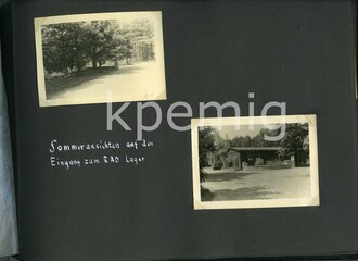 Fotoalbum eines Luftwaffenhelfer, Angehörigen der RAD Abt. 3/209 Lippstadt und späteren Angehörigen im Gren. Ers.Btl. ( mot) 156 Lingen/Ems