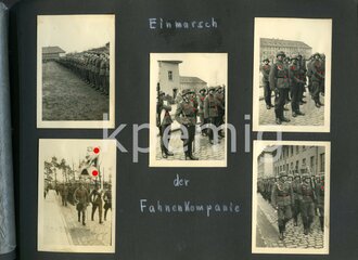 Fotoalbum eines Luftwaffenhelfer, Angehörigen der RAD Abt. 3/209 Lippstadt und späteren Angehörigen im Gren. Ers.Btl. ( mot) 156 Lingen/Ems