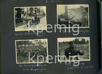 Fotoalbum eines Luftwaffenhelfer, Angehörigen der RAD Abt. 3/209 Lippstadt und späteren Angehörigen im Gren. Ers.Btl. ( mot) 156 Lingen/Ems