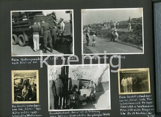 Fotoalbum eines Luftwaffenhelfer, Angehörigen der RAD Abt. 3/209 Lippstadt und späteren Angehörigen im Gren. Ers.Btl. ( mot) 156 Lingen/Ems