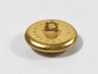 Kriegsmarine, vergoldeter Knopf 25mm datiert 1938, sie erhalten 1 ( ein ) Stück