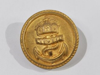 Kaiserliche Marine, Knopf vergoldet, 25mm, sie erhalten 1...