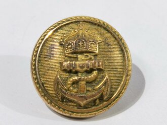 Kaiserliche Marine, Knopf vergoldet, 20mm