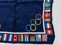 Olympische Spiele 1936 Berlin, Schal mit den Flaggen der teilnehmenden Länder 60 x 60cm