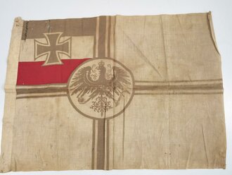 Kaiserreich, Reichskriegsflagge 71 x 51cm, gebrauchtes...