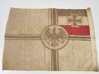 Kaiserreich, Reichskriegsflagge 71 x 51cm, gebrauchtes Stück