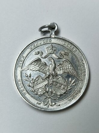 Kaiserreich, Medaille aus Aluminium, Durchmesser 39mm
