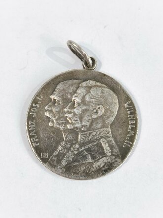 Kaiserreich, Medaille aus Silber " Erinnerung an den Weltkrieg 1914 1915", Durchmesser 28mm