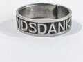 1.Weltkrieg, patriotischer Fingerring " Vaterlandsdank 1914"