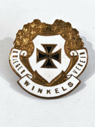 Kaiserreich, tragbares Abzeichen des "Krieger Verein Winkels" Höhe 28mm