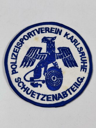 Ärmelabzeichen "Polizeisportverein Karlsruhe Schützenabteilg."
