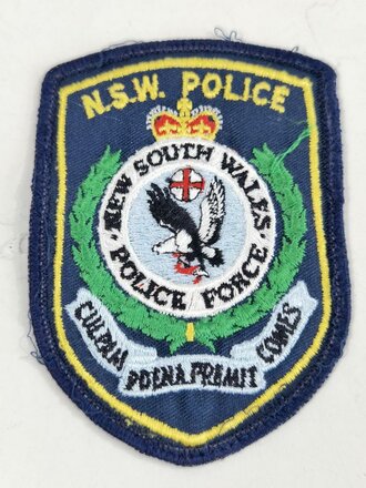 Ärmelabzeichen "New South Wales Police Force" Australien