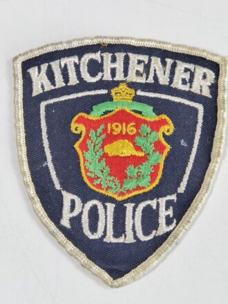 Ärmelabzeichen "Kitchener Police" Kanada