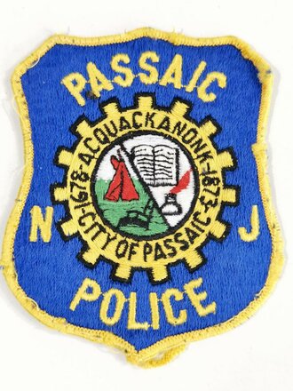 U.S. Ärmelabzeichen "Passaic NJ Police"