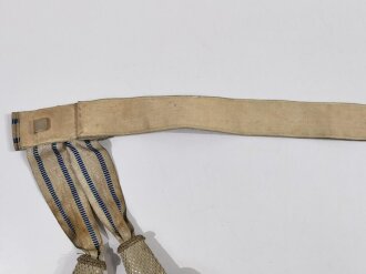 Bayern, Paradeschärpe für Offiziere in sehr gutem Zustand, 106 cm lang