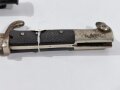 Kaiserreich, kurzes Seitengewehr Modell 1898, ungereinigtes Stück