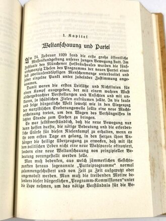 Adolf Hitler " Mein Kampf" Hochzeitsausgabe des Standesamt Basum-Sussum von 1940. Komplett, guter Zustand, in zugehörigem Schuber