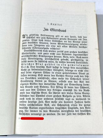 Adolf Hitler " Mein Kampf" Hochzeitsausgabe des Standesamt Basum-Sussum von 1940. Komplett, guter Zustand, in zugehörigem Schuber