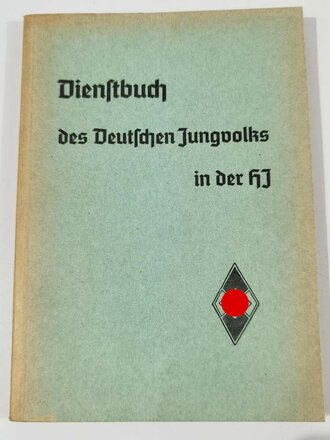 "Dienstbuch des Deutschen Jungvolkes in der HJ" begonnen am 18.10.38 , inklusive 1939 geführt, DIN A5