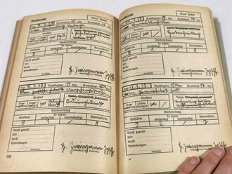 "Dienstbuch des Deutschen Jungvolkes in der HJ" begonnen am 18.10.38 , inklusive 1939 geführt, DIN A5