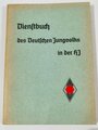 "Dienstbuch des Deutschen Jungvolkes in der HJ" begonnen am 18.10.38 , inklusive 1939 geführt, DIN A5