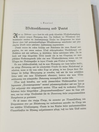 Adolf Hitler "Mein Kampf" Zweiter Band 1934