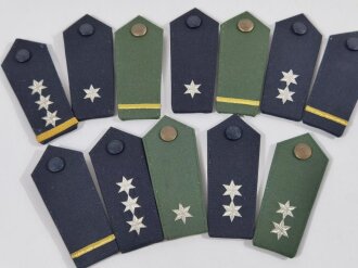 Deutschland nach 1945, Konvolut Polizei Schulterstücke