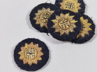 Deutschland nach 1945,  Gesticktes Ärmelabzeichen Polizei Hamburg, Durchmesser 30mm, sie erhalten 1 ( ein ) Stück
